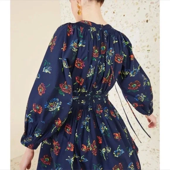 Ulla Johnson Joelle dress long sleeve Sz